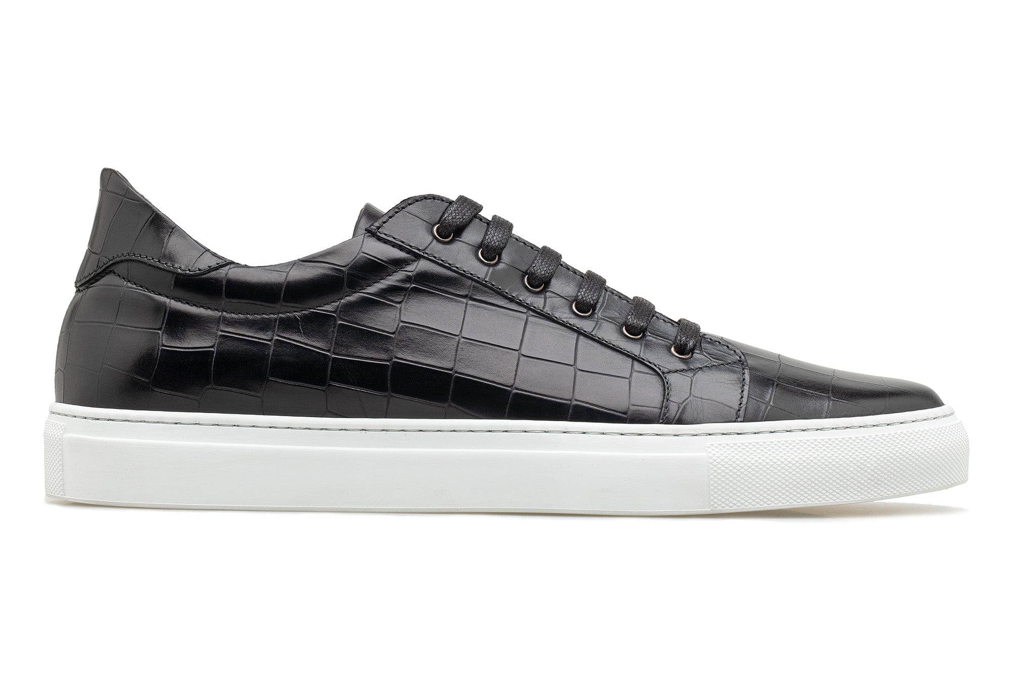 The Smith Low-Top Sneaker - Black Croc