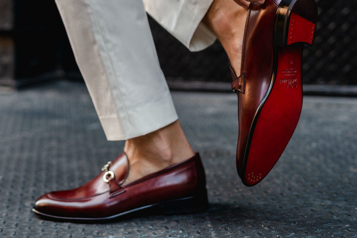 The Caine Bit Loafer - Oxblood