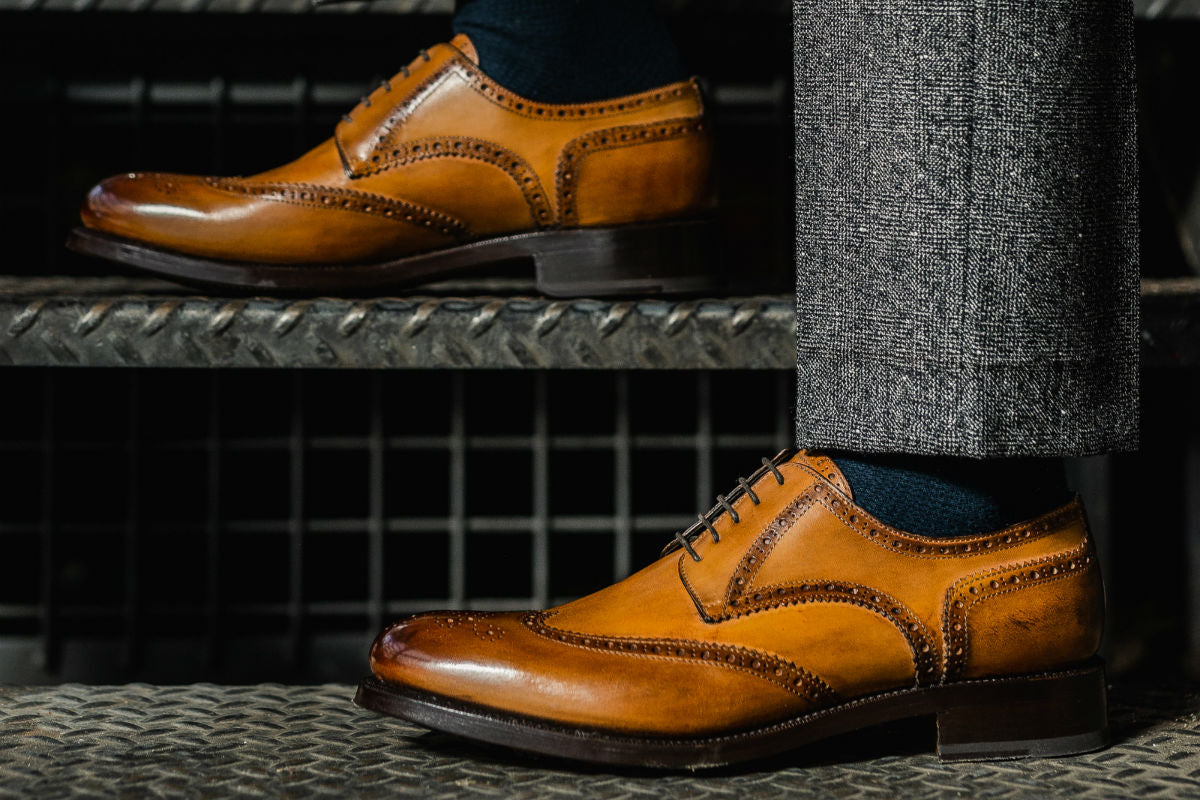 The Churchill Wingtip Derby - Tobacco