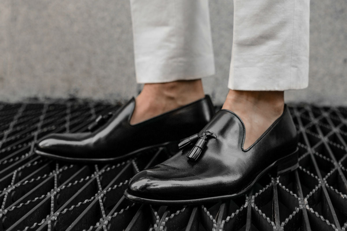 The Chaplin Tassel Loafer - Nero