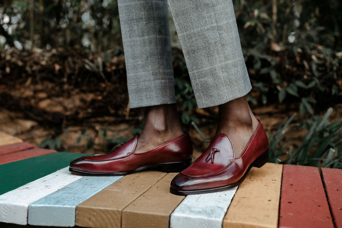 The Van Damme Belgian Loafer - Oxblood