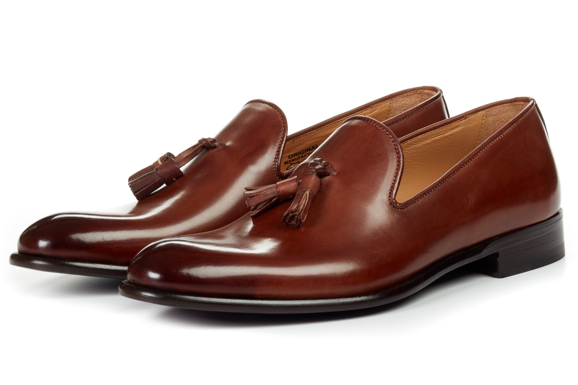Zara Man Brown Leather Loafers with tassels ZARA MAN brown suede tussle loafers Size: 44 Price:5200  main image 3