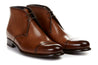 Paul Evans Handmade Italian Leather Men's Dress Shoes - The Lancaster Chukka Boot - Marrone