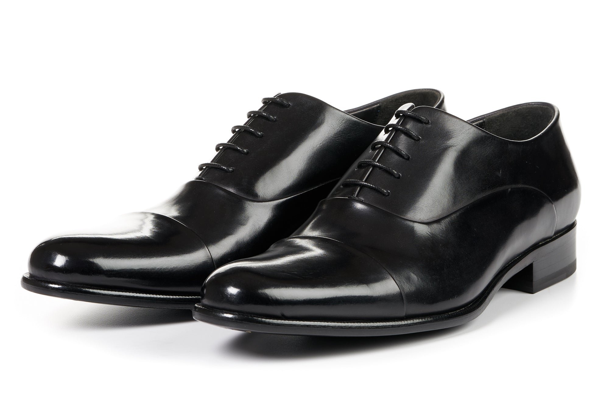 The Cagney Cap-Toe Oxford Nero Black