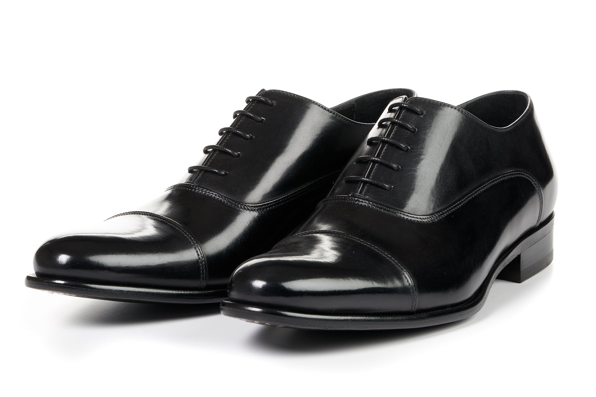 The Cagney II Stitched Cap-Toe Oxford Nero1
