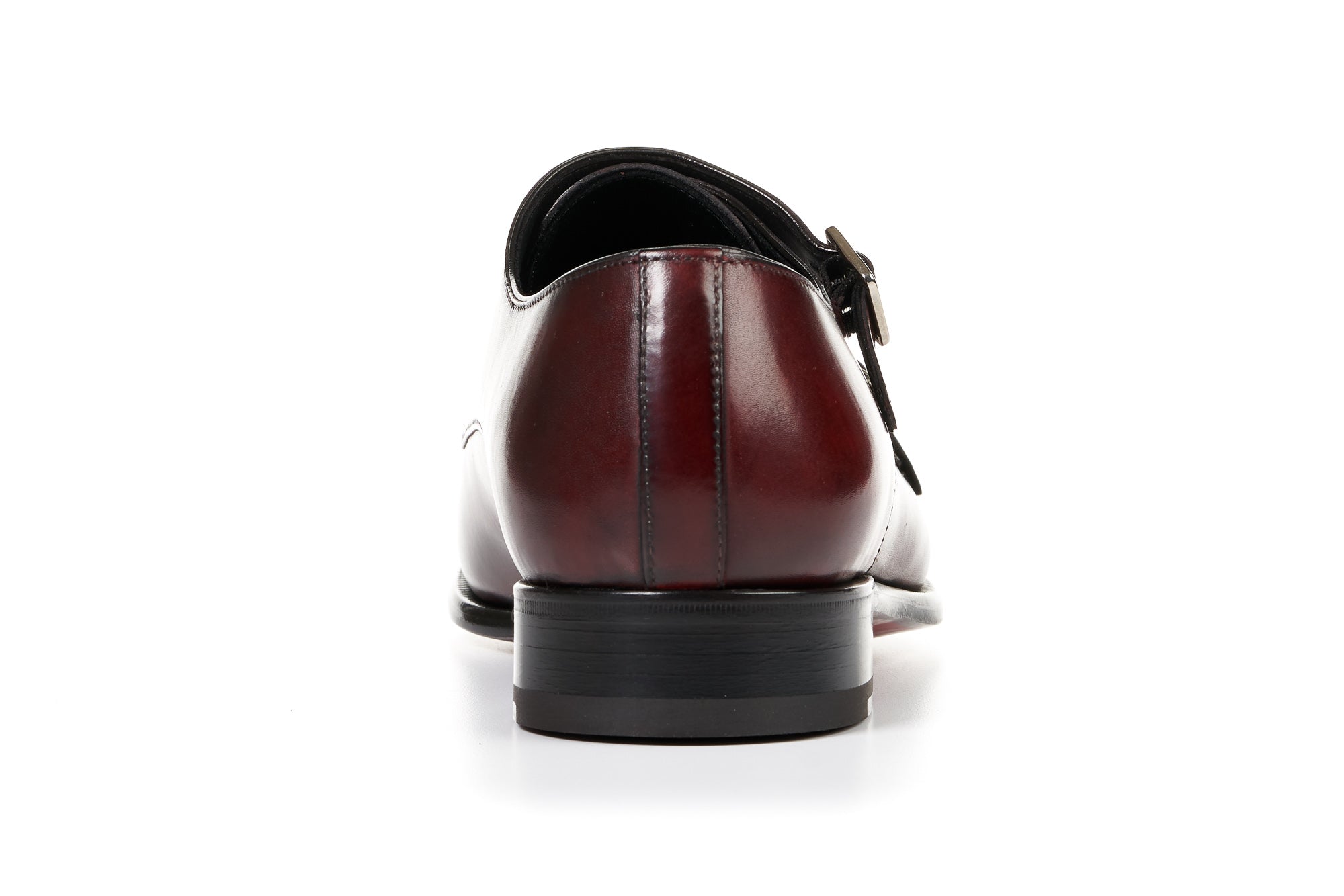 The Poitier Double Monk Strap - Oxblood