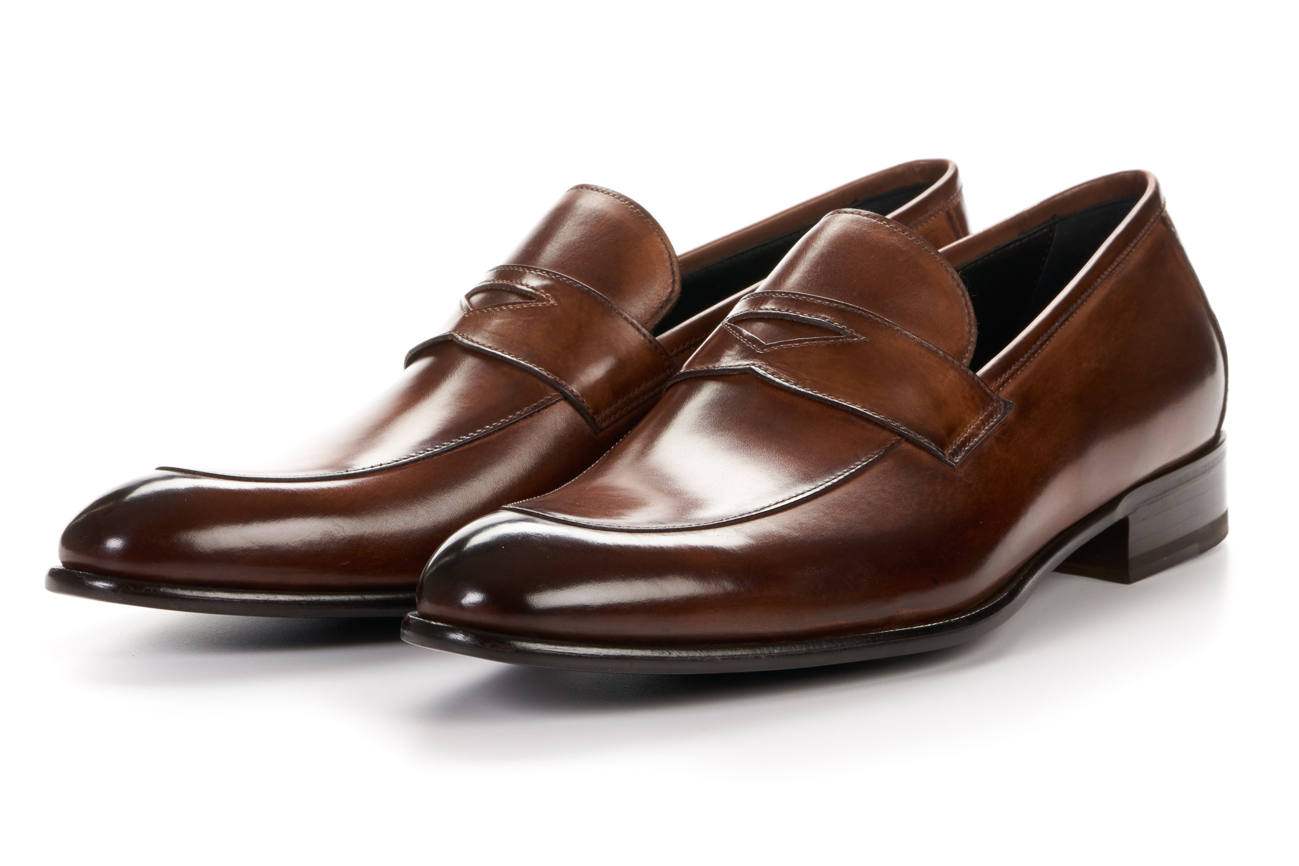 The Stewart Penny Loafer - Brown Paul Evans The Stewart Penny Loafer - Brown Paul Evans