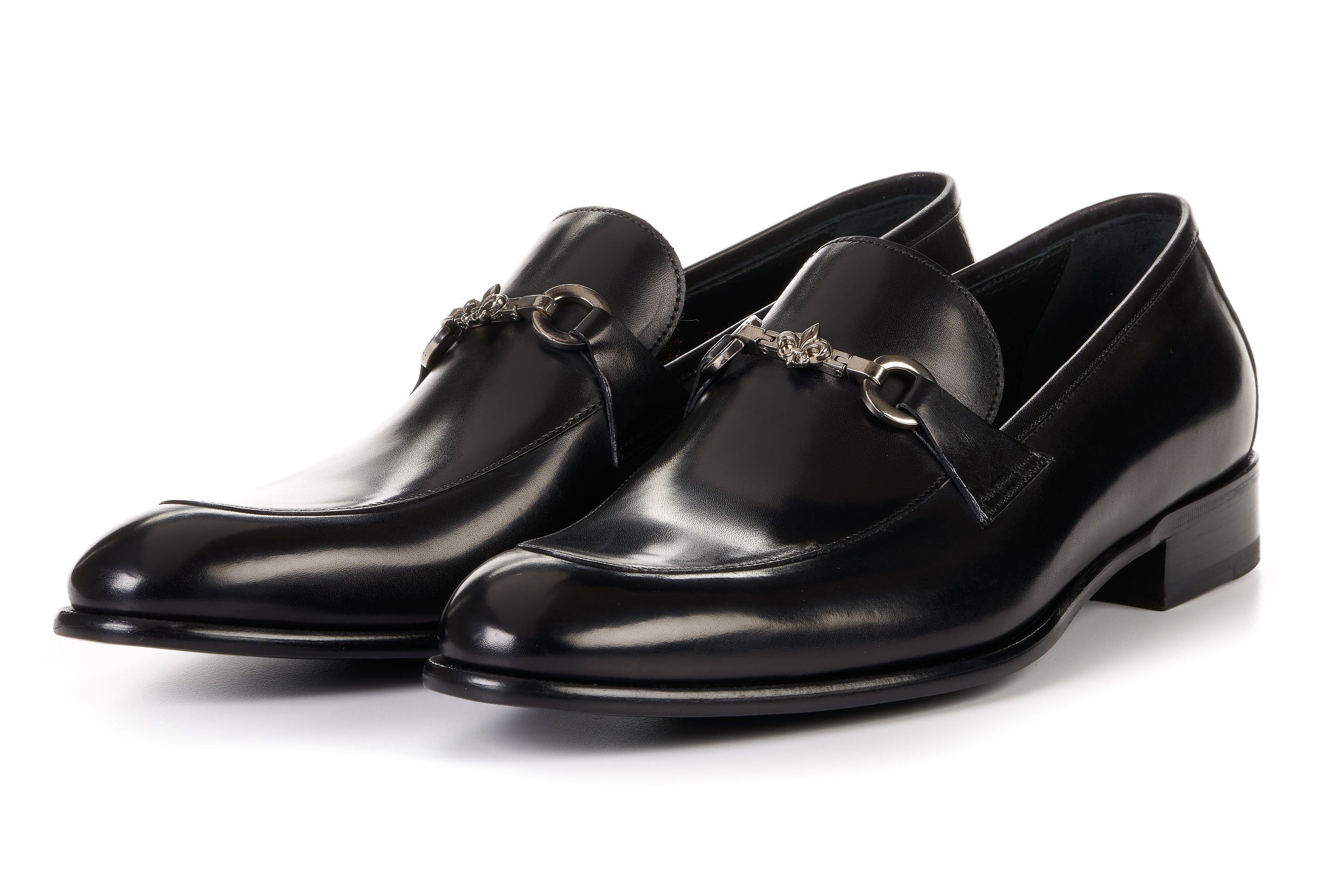 Prada Patent-leather High-heeled Loafers Nero / 8