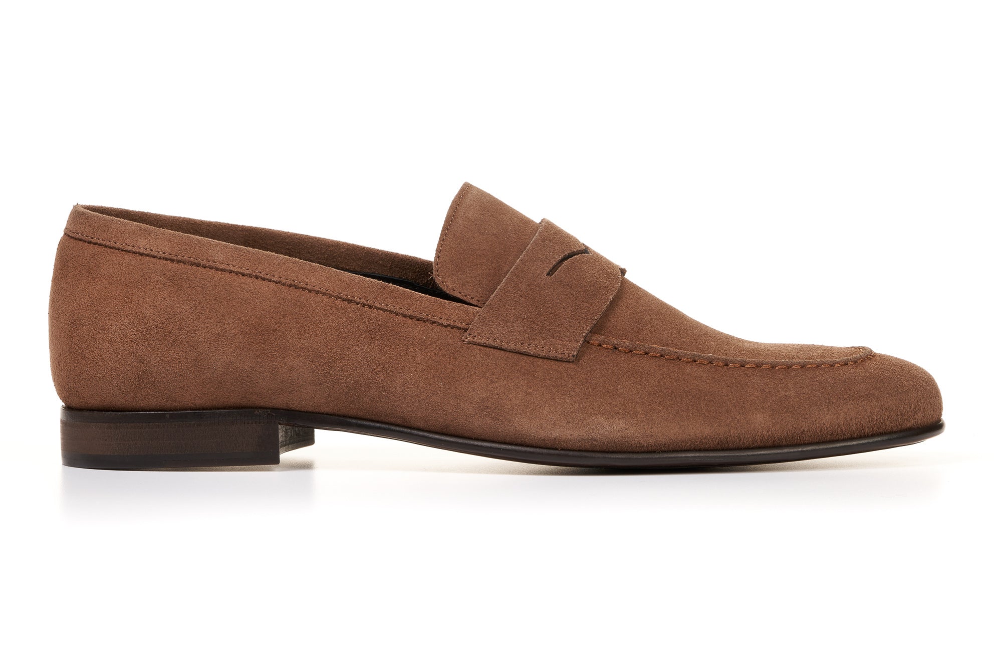 The Edward Penny Loafer - Light Brown Suede