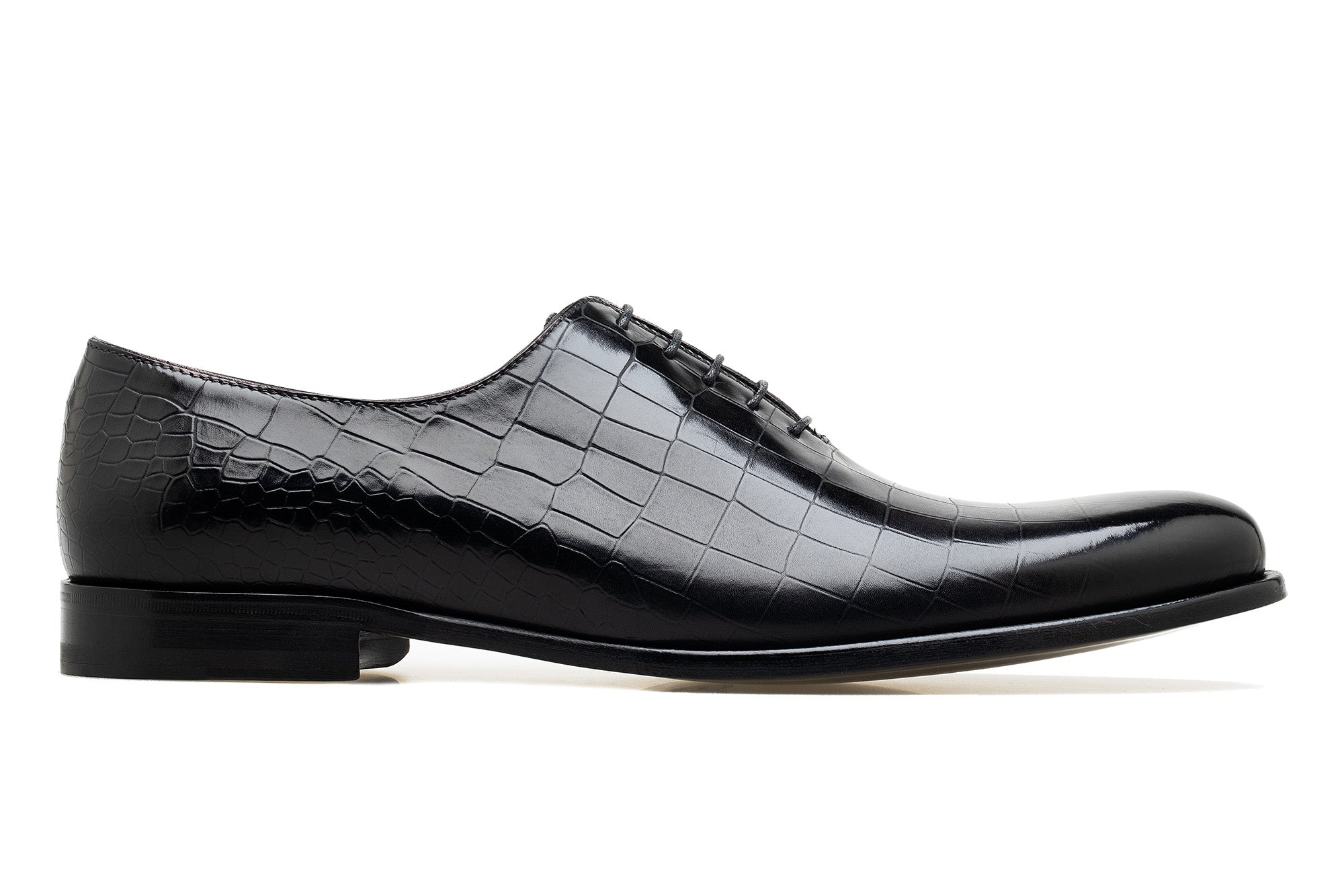 The Martin Wholecut - Black Croc