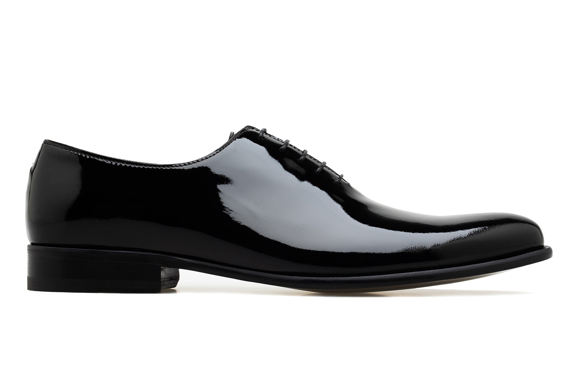 The Martin Wholecut - Black Patent 8 The Martin Wholecut - Black Patent 8
