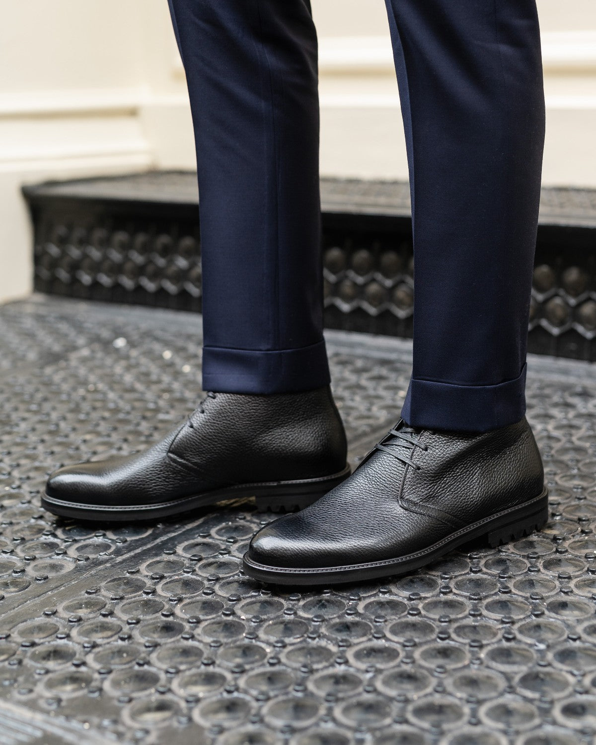 The Agnelli Chukka Boot - Nero