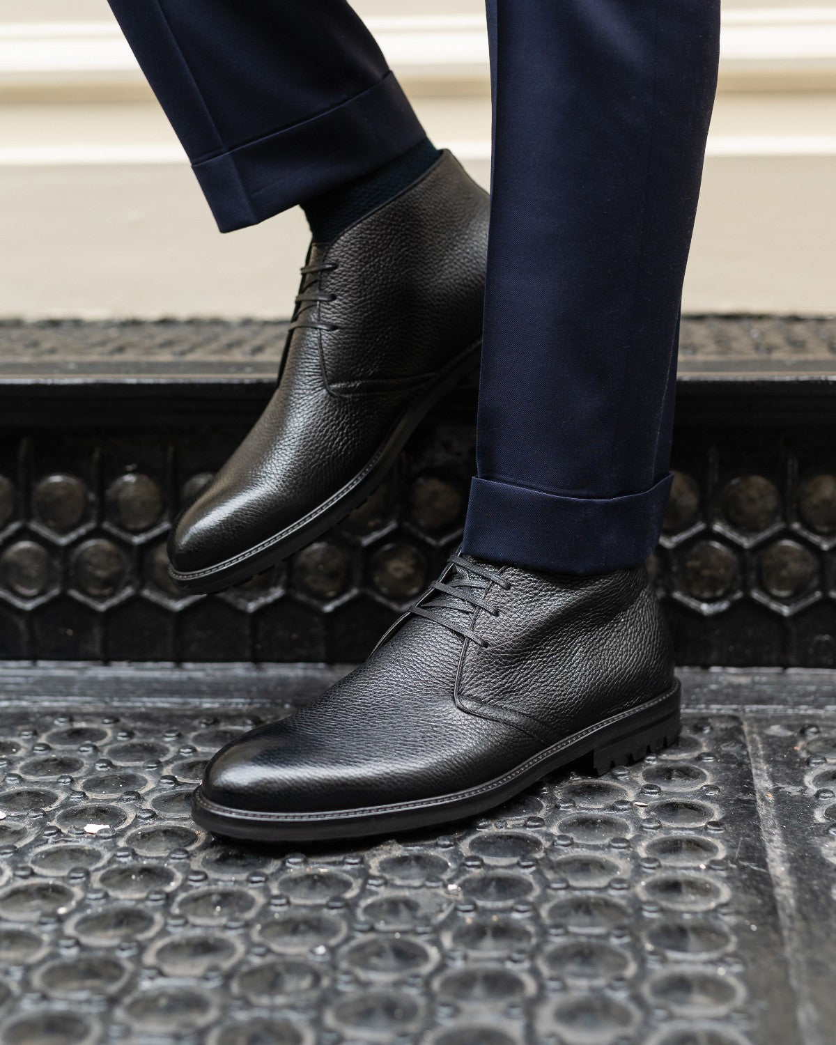 The Agnelli Chukka Boot - Nero