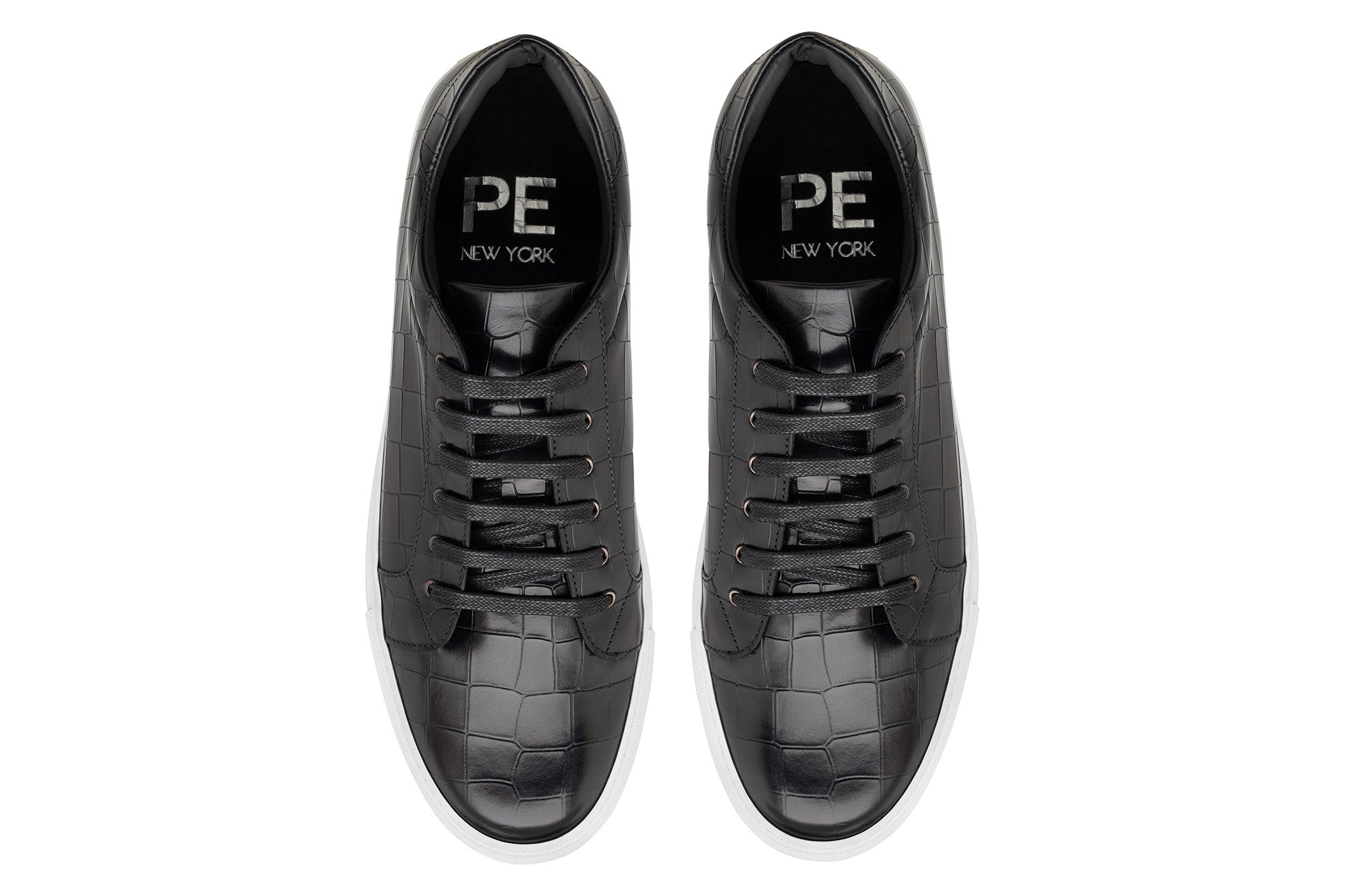 The Smith Low-Top Sneaker - Black Croc