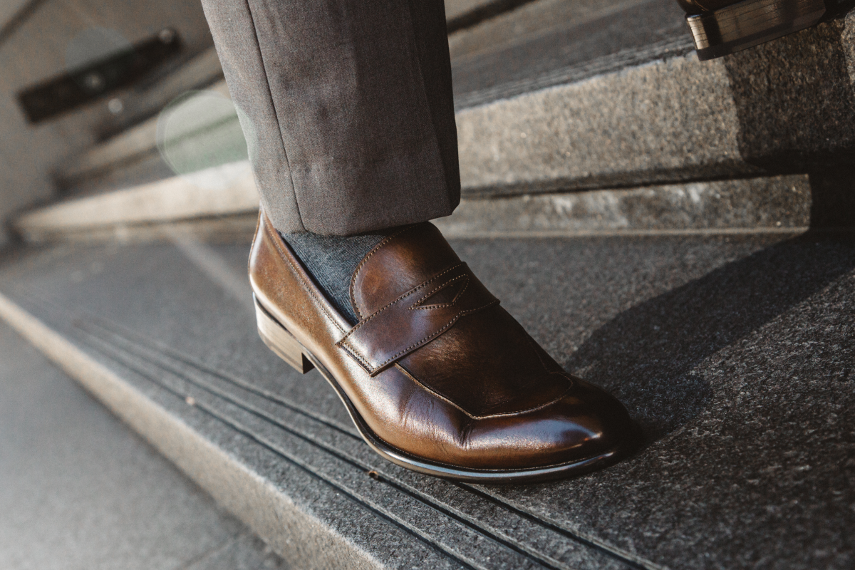 The Stewart Penny Loafer - Brown