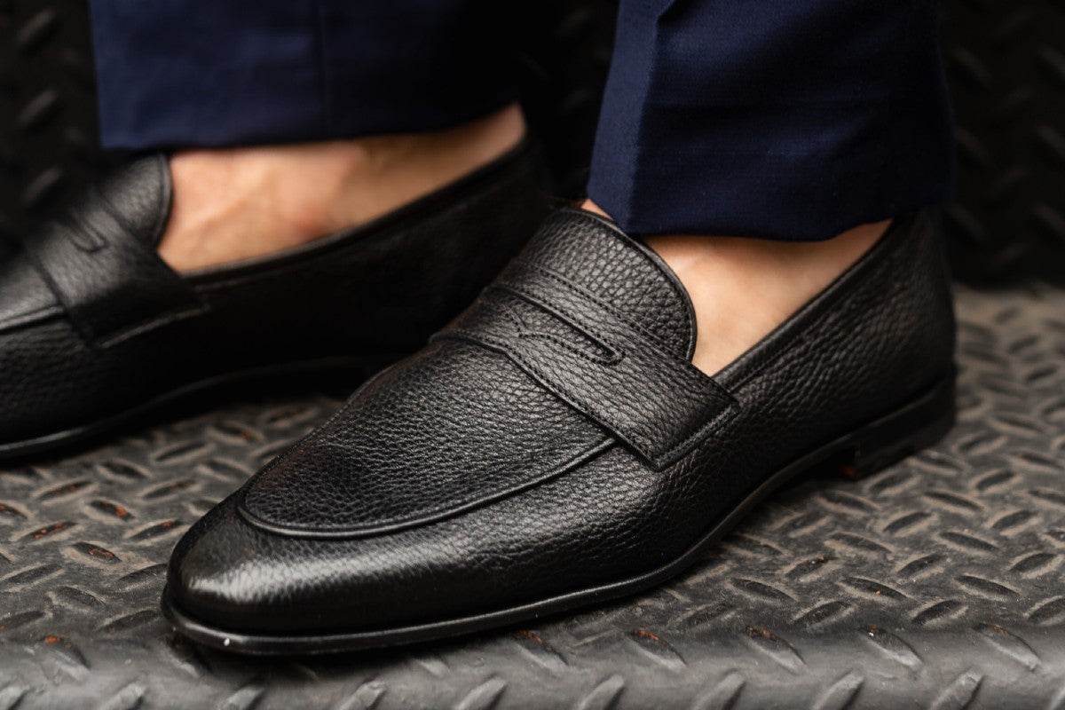 The Louis Penny Loafer - Nero – Paul Evans