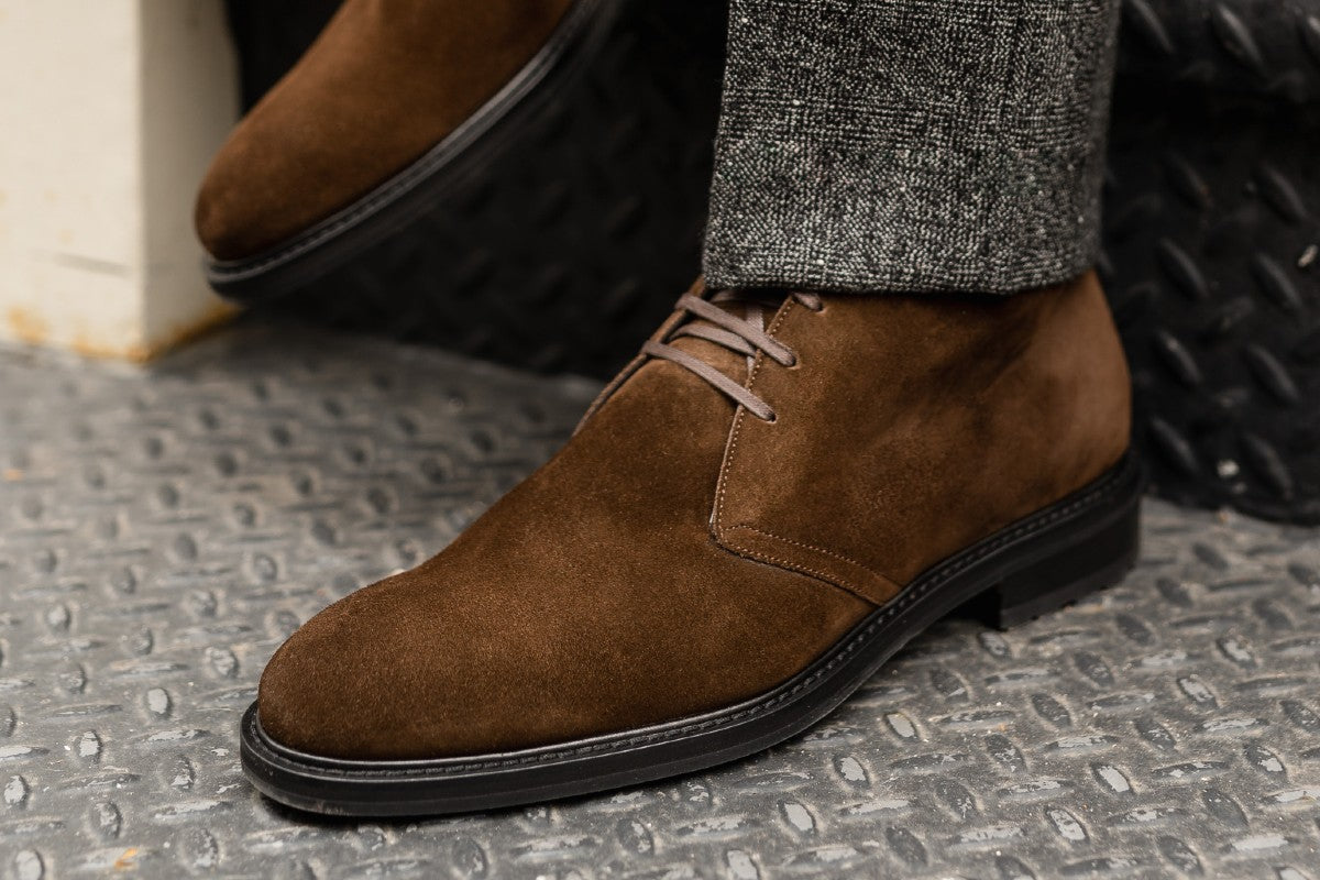 The Agnelli Chukka Boot - Brown Suede