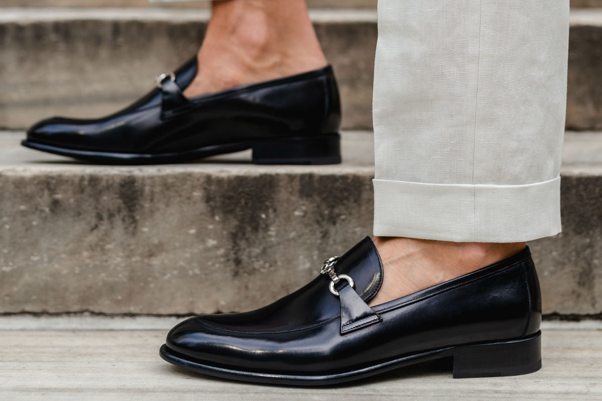 The Caine Bit Loafer - Nero