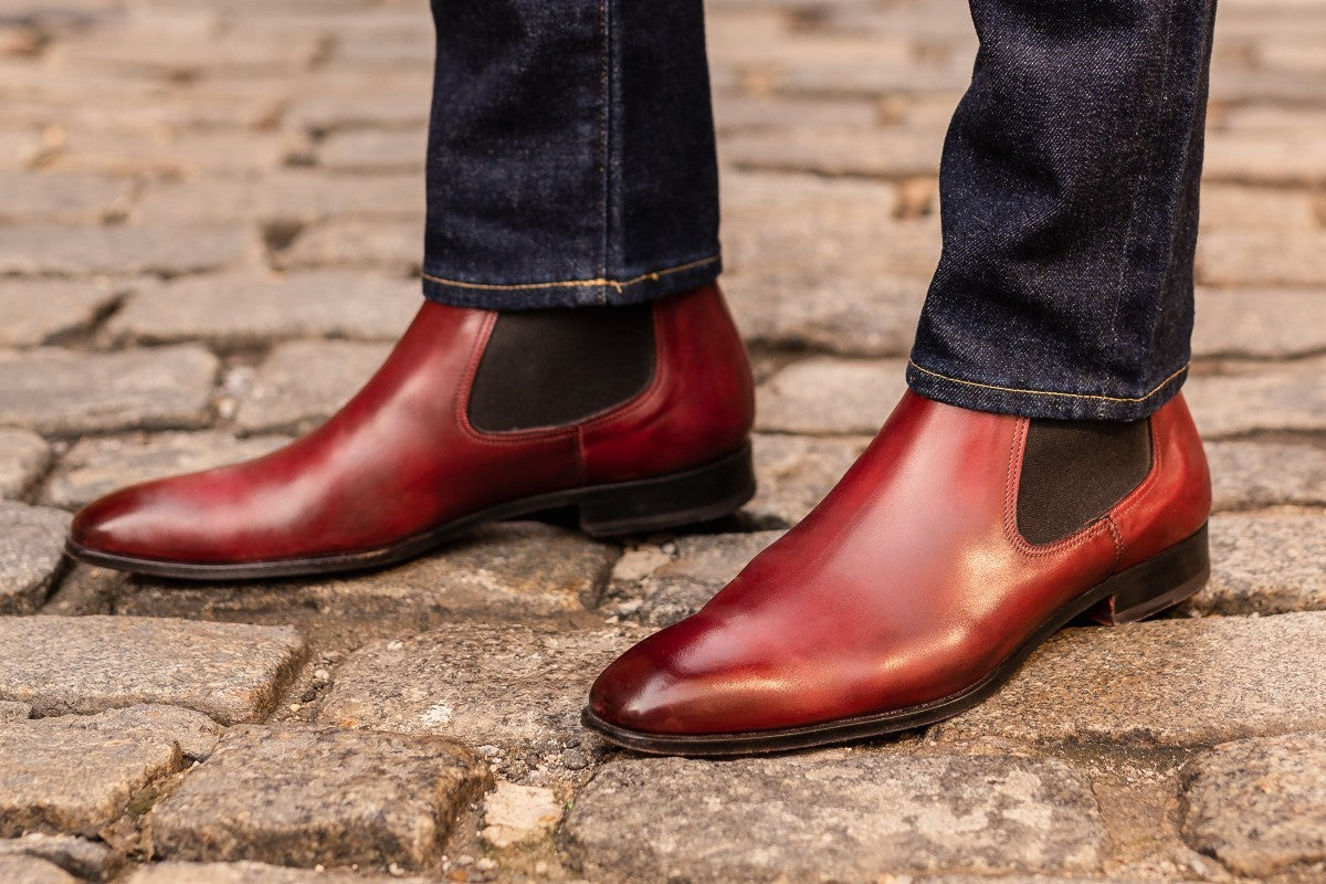 The Dean Chelsea Boot - Oxblood 7.5