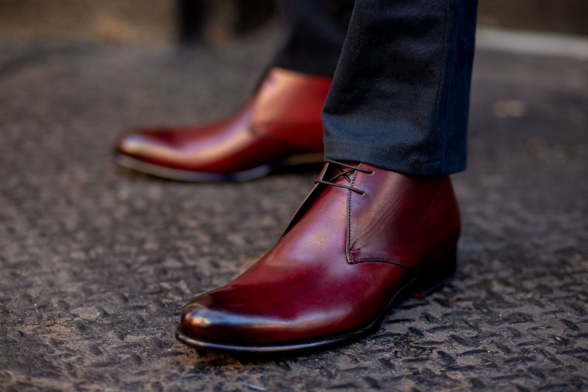 The Newman Chukka Boot - Oxblood â Paul Evans