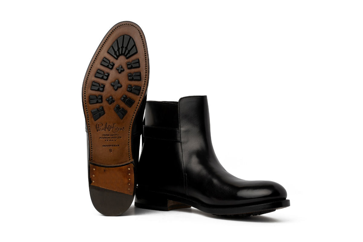 The Drake Buckled Boot - Nero