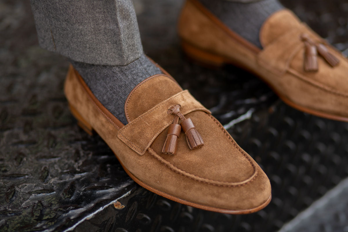 The James Unlined Tassel Loafer - Martora