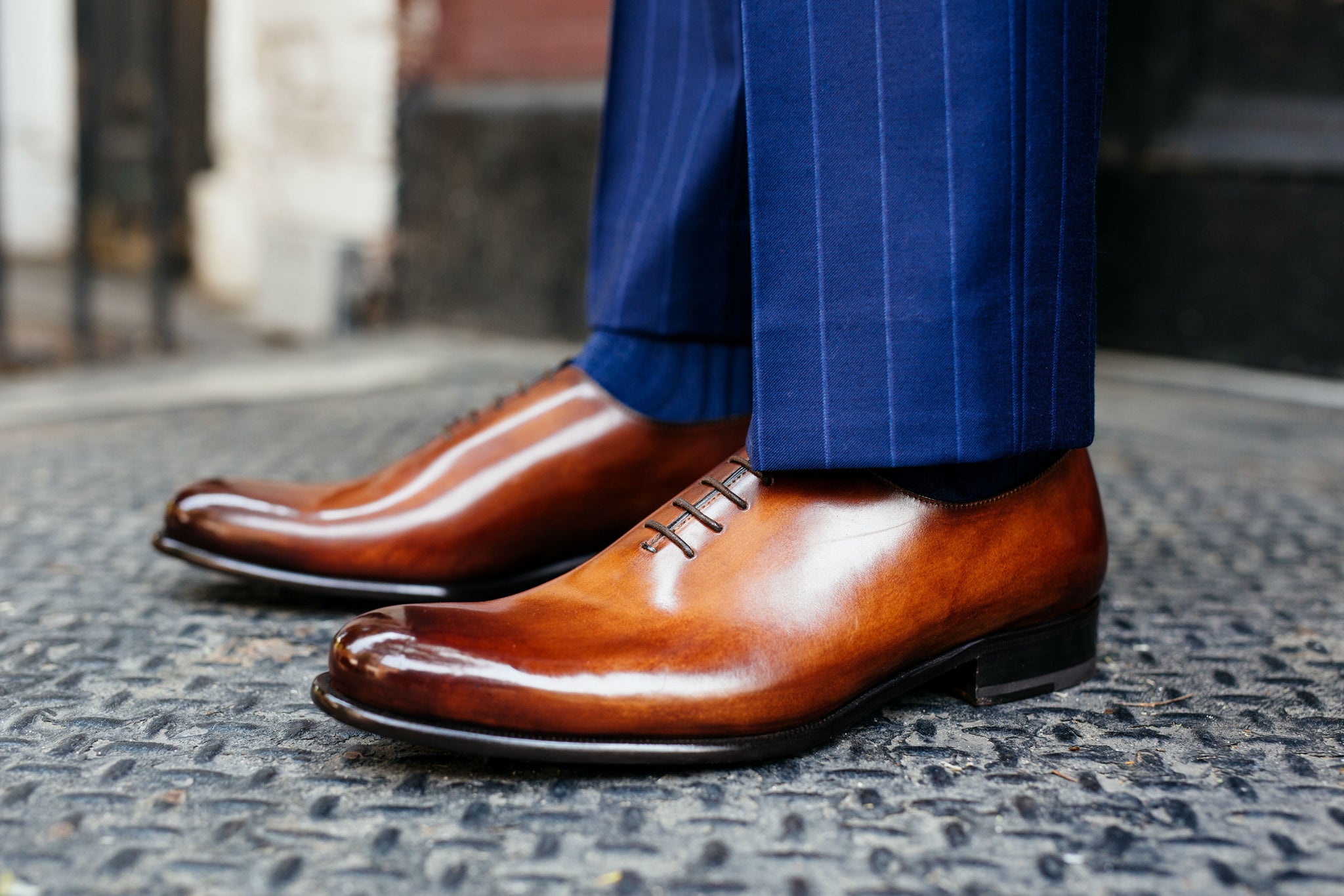 The Martin Wholecut Oxford - Havana Brown Paul Evans The Martin Wholecut Oxford - Havana Brown Paul Evans