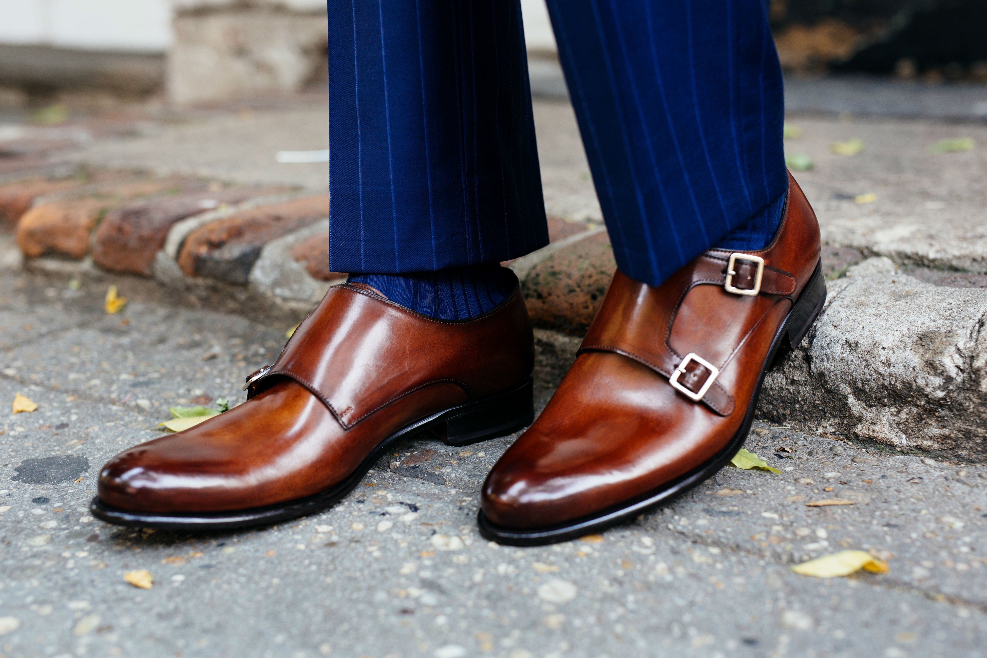 Paul evans double deals monk strap