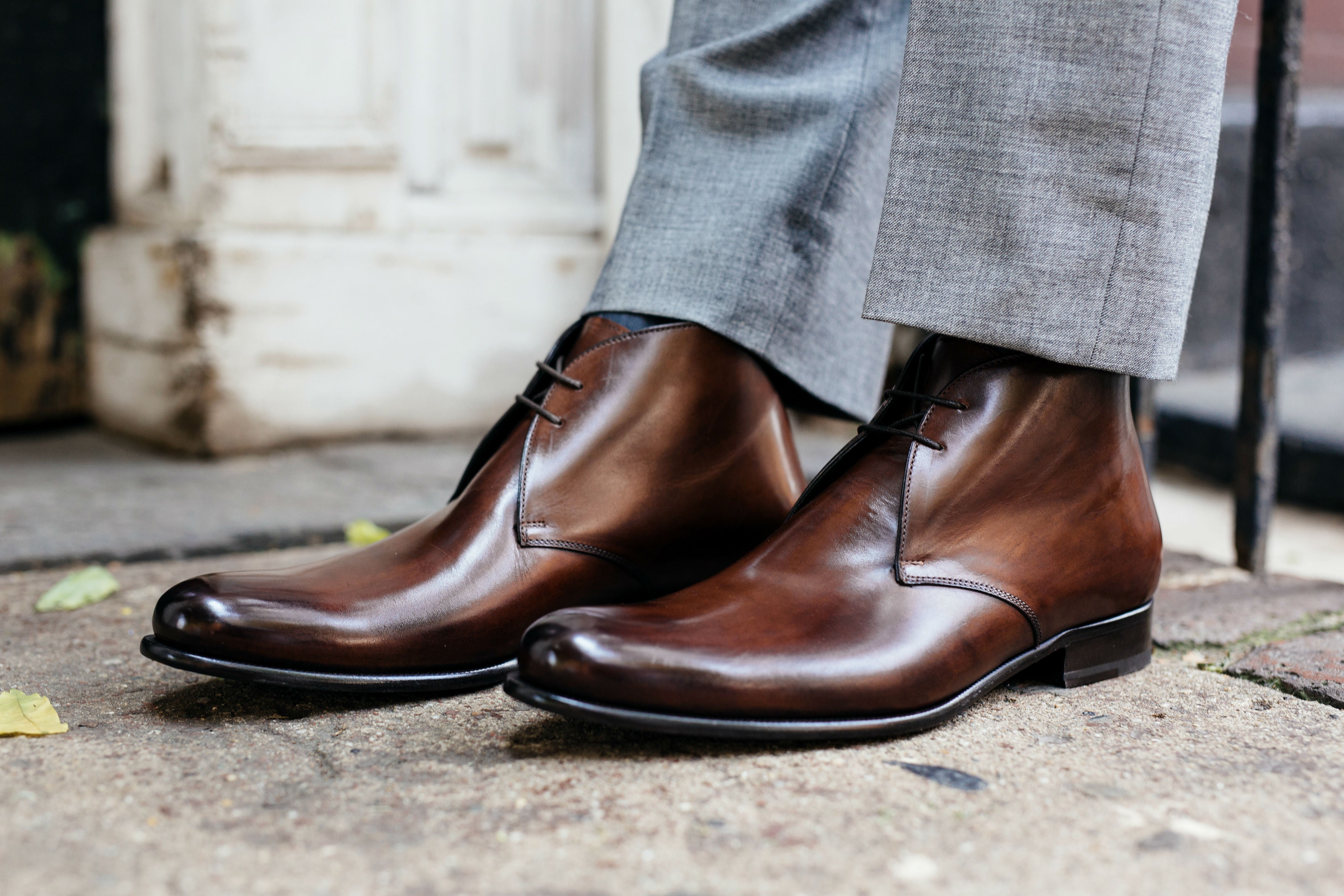 The Newman Chukka Boot Marrone