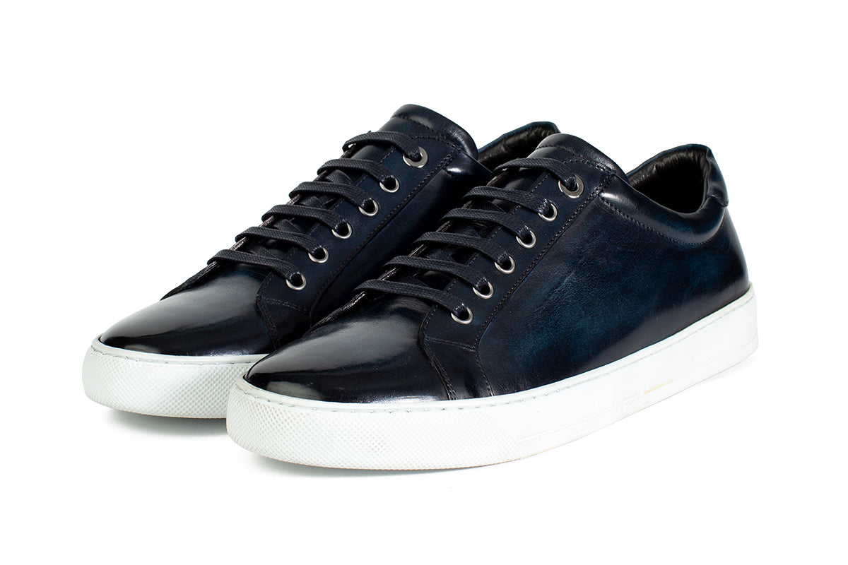 The Smith Low-Top Sneaker - Blue – Paul Evans