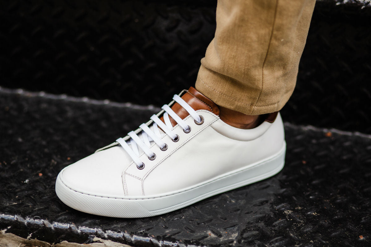 The Smith Low-Top Sneaker - White – Paul Evans