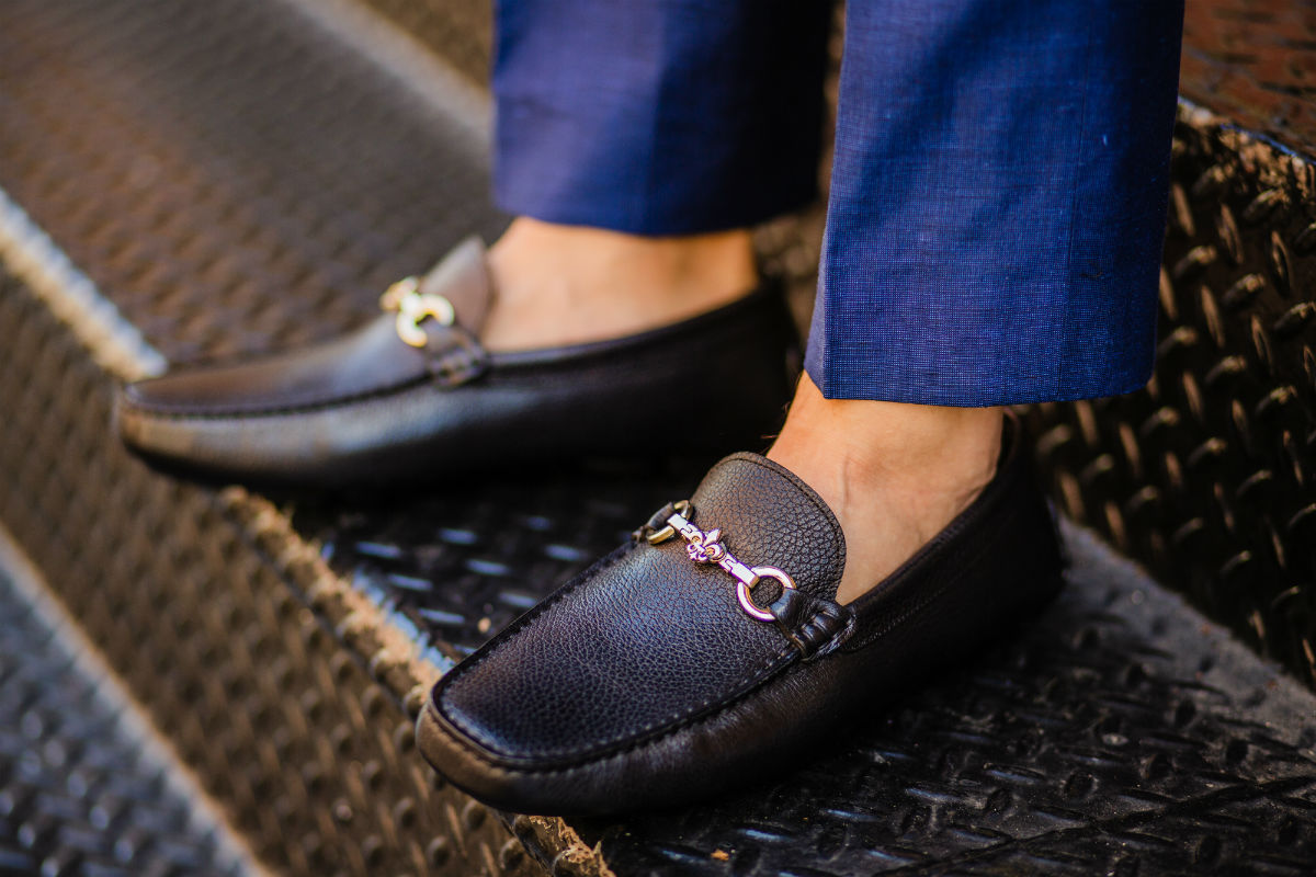 The Woods Bit Driving Loafer - Nero