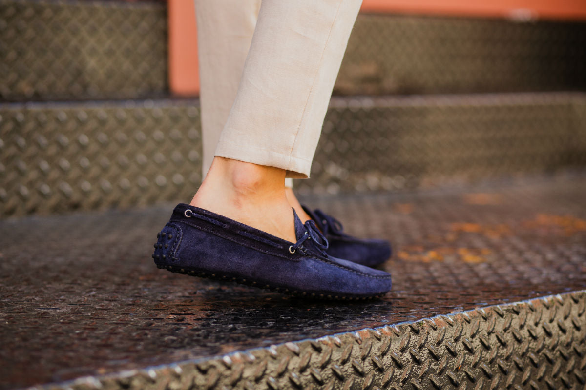 The Onassis Tie Driver - Blue Suede