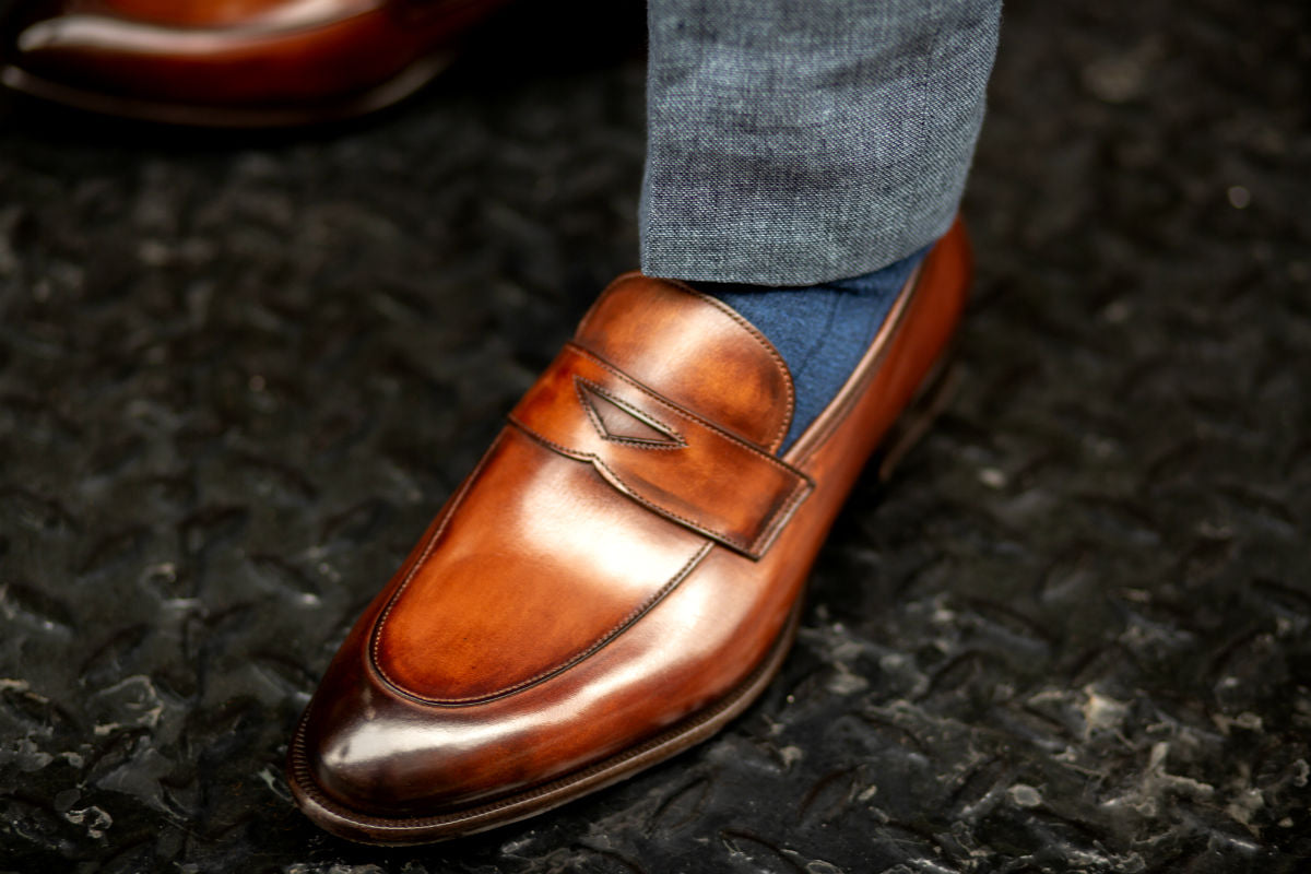 The Stewart Penny Loafer - Brown
