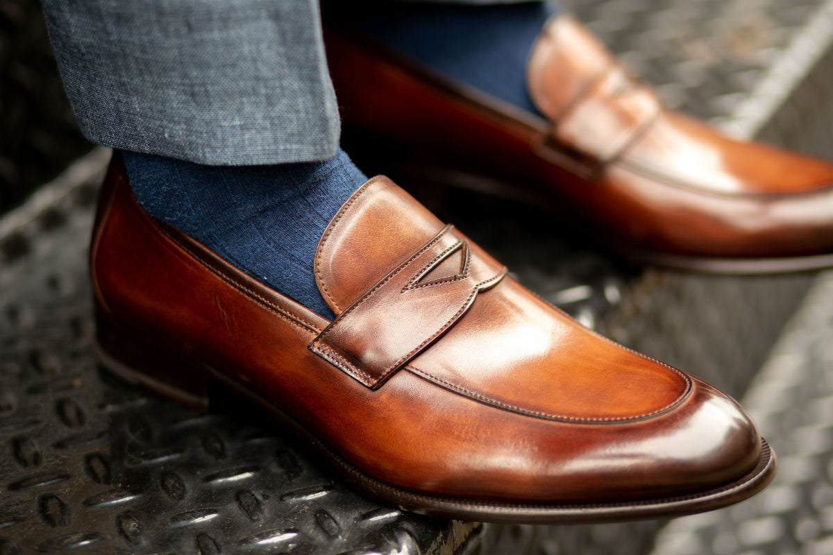 The Stewart Penny Loafer - Brown