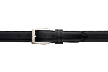 Men's Nero Black Italian Leather Belt – Paul Evans