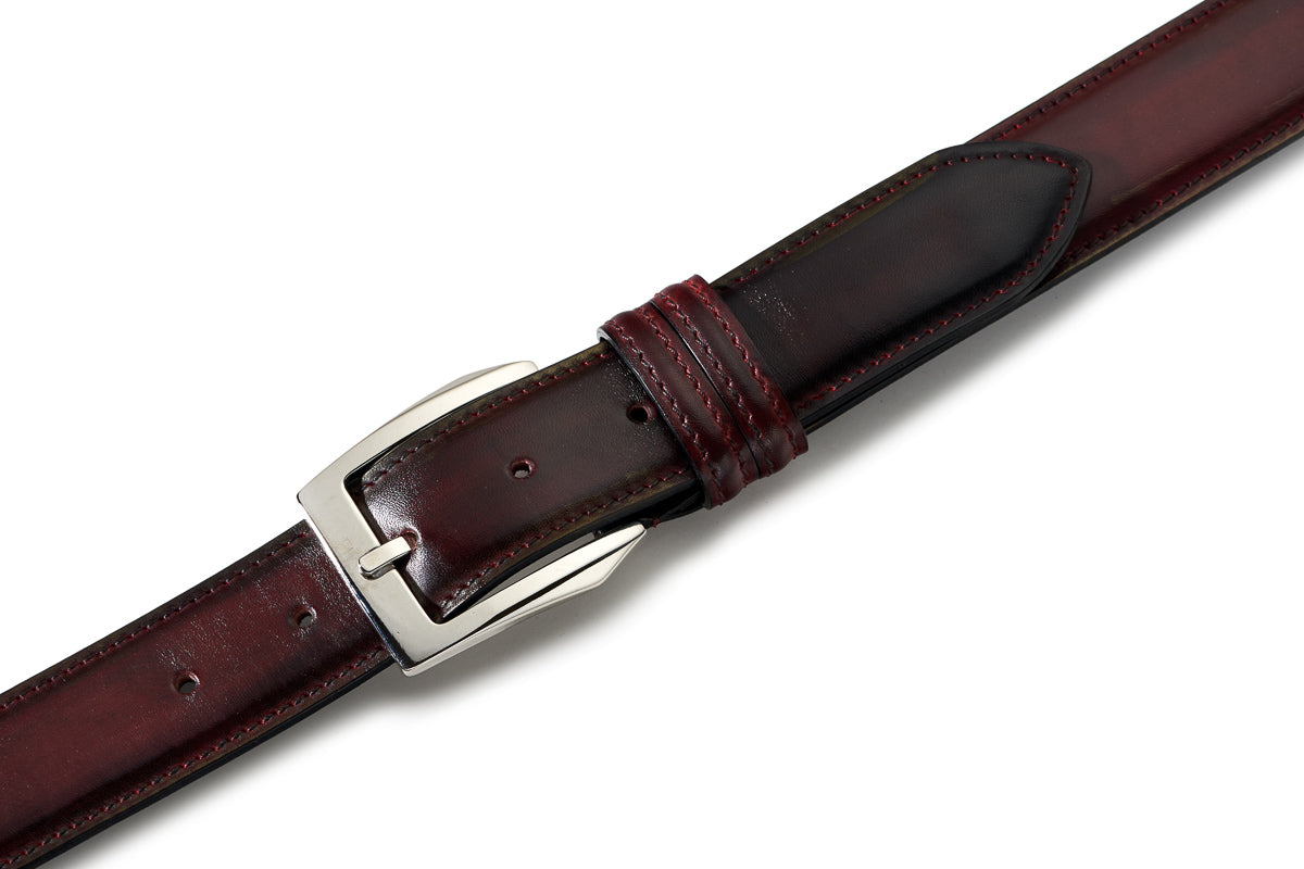 Oxblood Leather Belt
