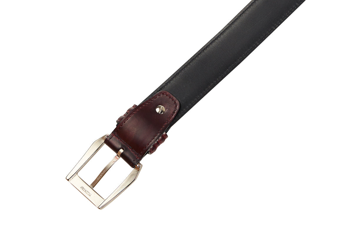 Men's Italian Leather Belt - Oxblood Paul Evans Men's Italian Leather Belt - Oxblood Paul Evans