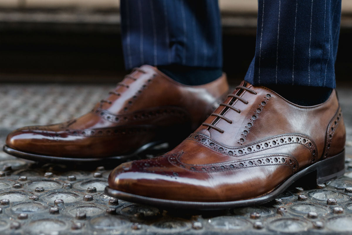 The West II Wingtip Oxford - Marrone Brown Paul Evans The West II Wingtip Oxford - Marrone Brown Paul Evans