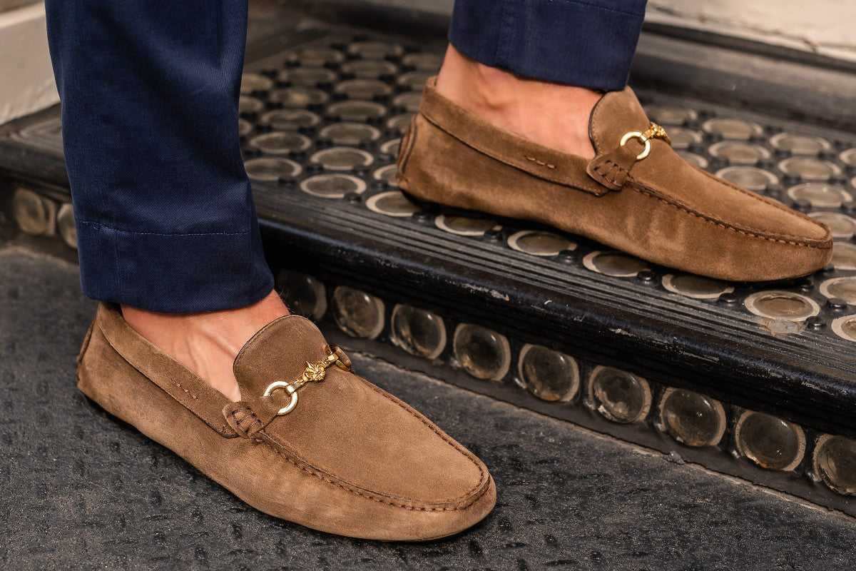 The Woods Bit Driving Loafer - Martora Suede