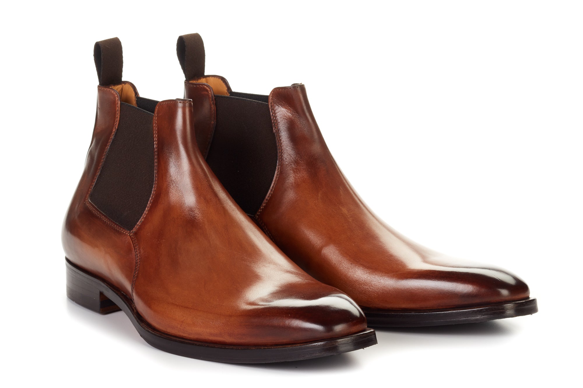 The Wayne Low-Cut Chelsea Boot - Marrone Paul Evans The Wayne Low-Cut Chelsea Boot - Marrone Paul Evans