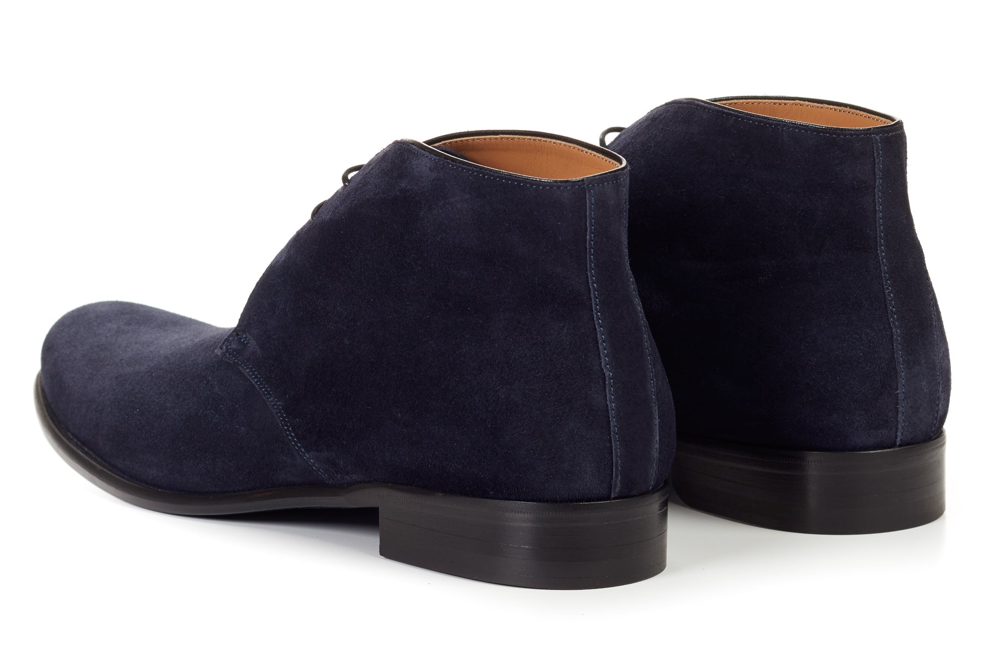 The Newman Chukka Boot - Midnight Blue Suede – Paul Evans