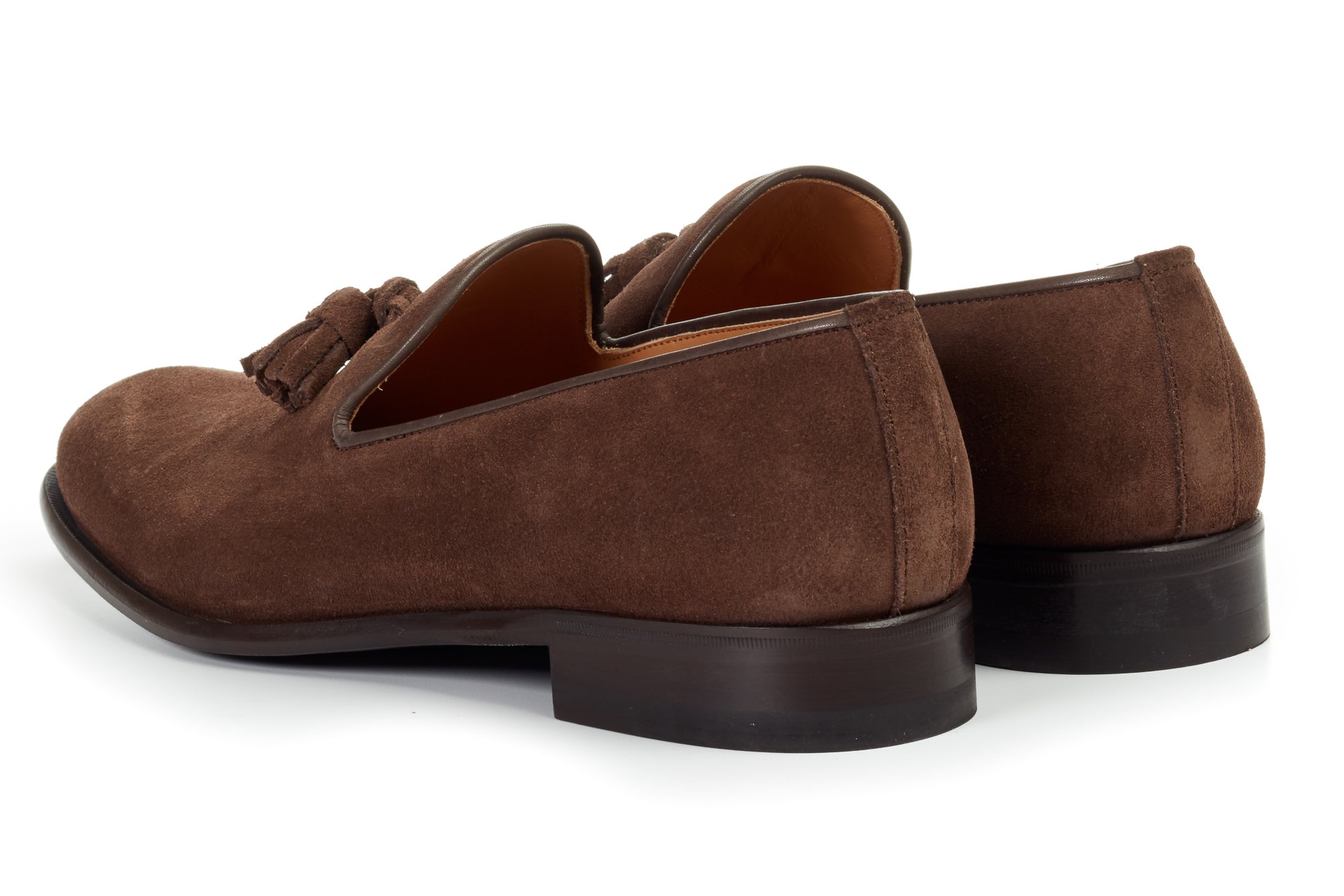 The Chaplin Tassel Loafer - Cafe Suede