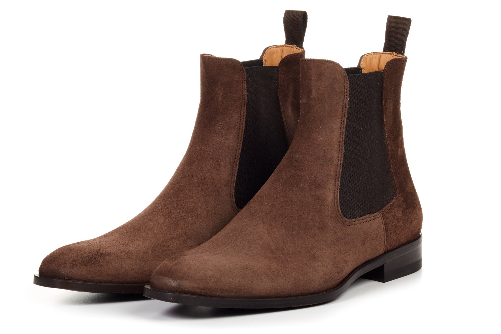 The Dean Chelsea Boot - Cafe Suede – Paul Evans
