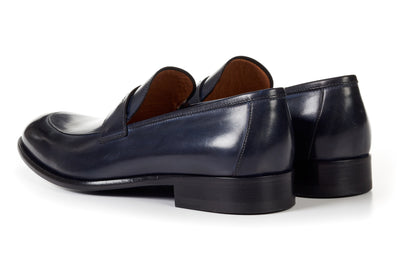 The Stewart Penny Loafer - Midnight Blue – Paul Evans