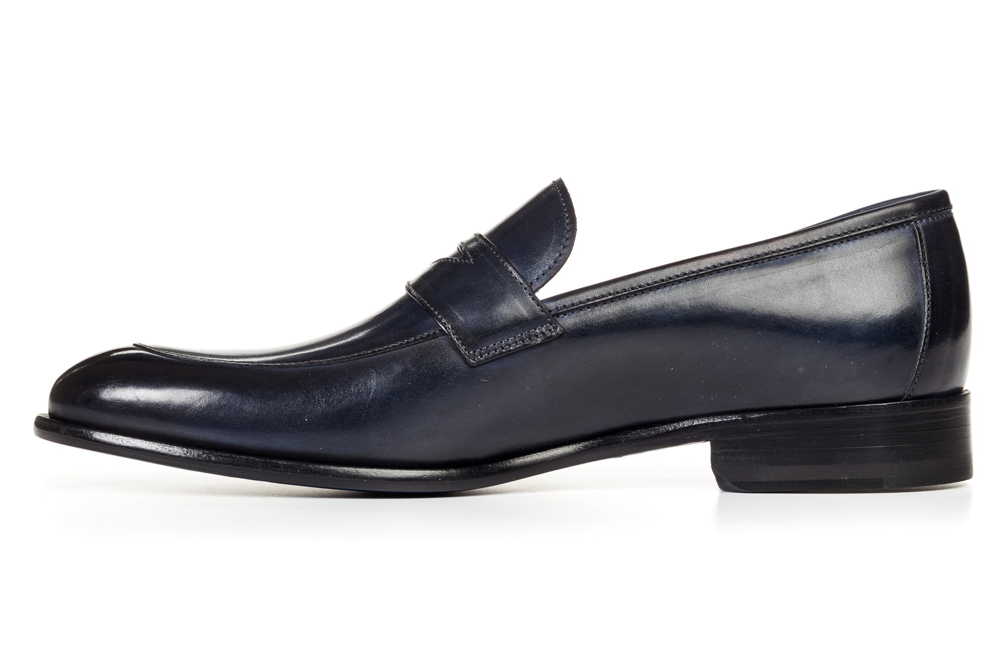 The Stewart Penny Loafer - Midnight Blue Paul Evans The Stewart Penny Loafer - Midnight Blue Paul Evans