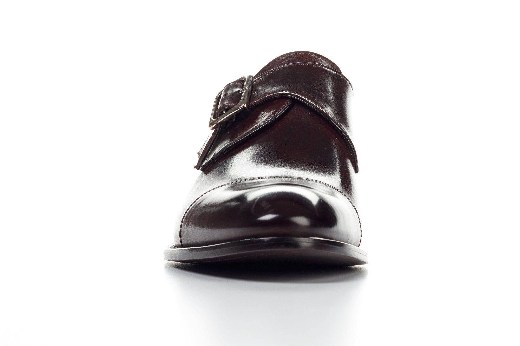 The Olivier Single Monk Strap - Chocolate