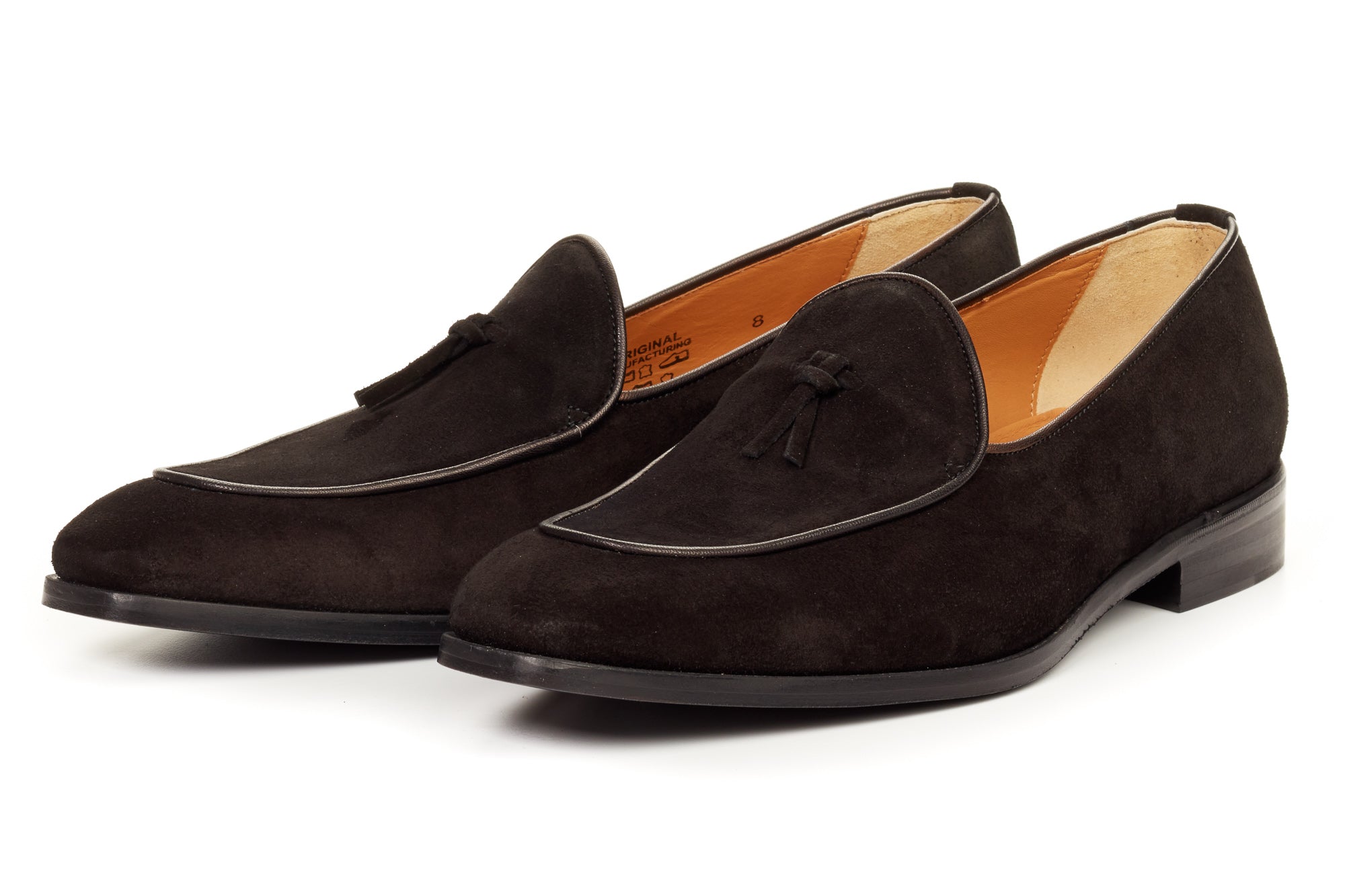 The Van Damme Belgian Loafer - Nero Suede