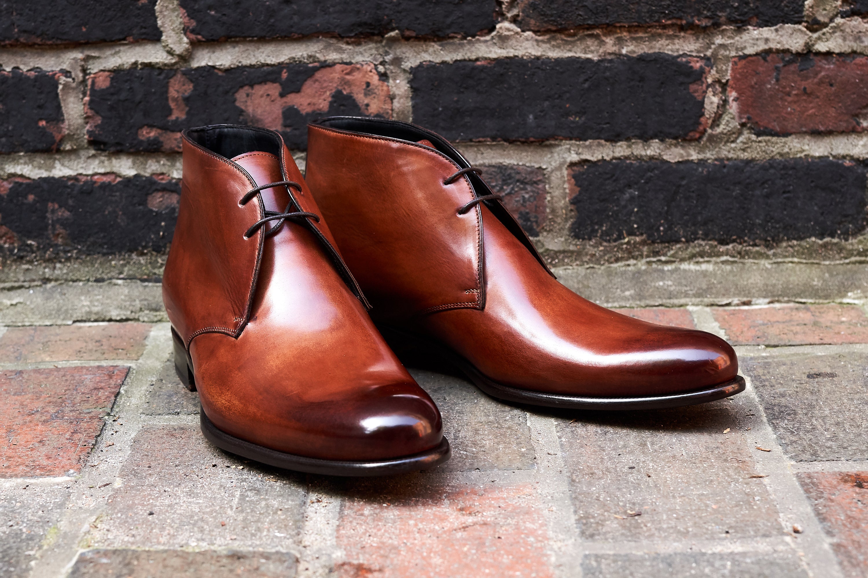 The Newman Chukka Boot Havana Brown