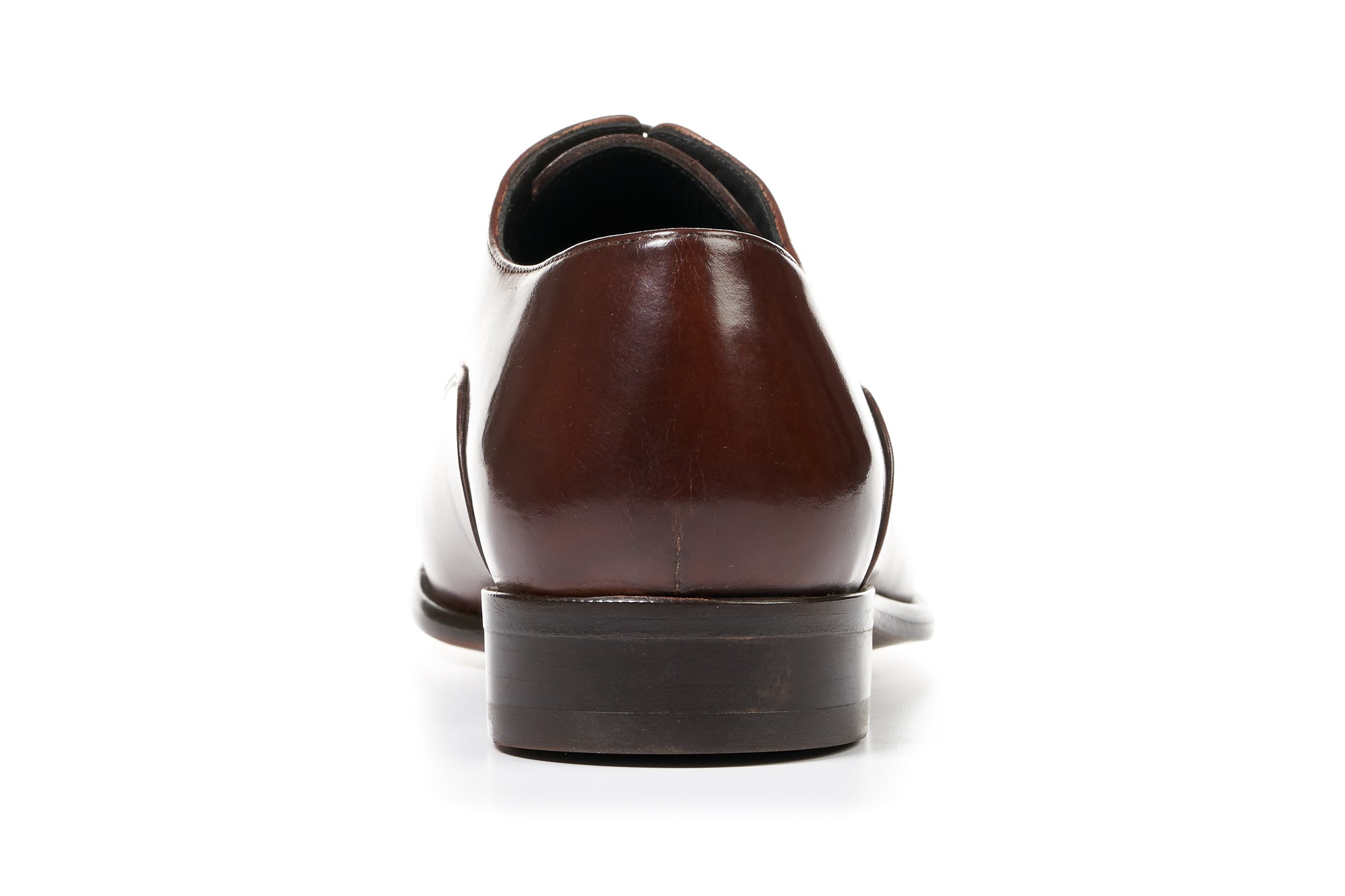 The Cagney II Stitched Cap-Toe Oxford - Marrone